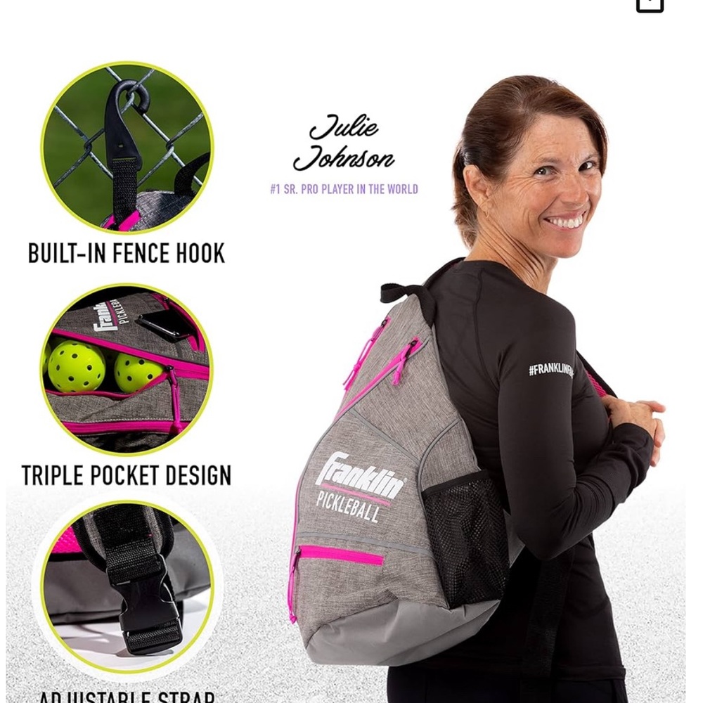 Franklin Sports Pickleball Sling Bag - Picture 5 of 5